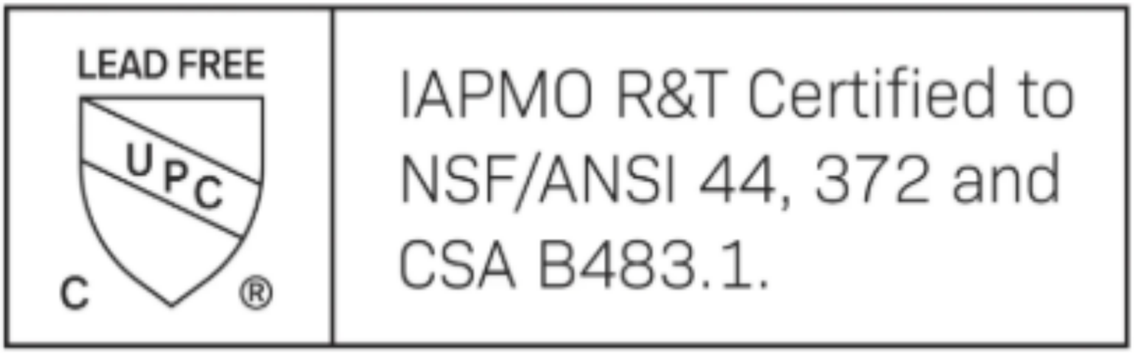 Preview of Whole-House — NSF/ANSI 44, 372 & CSA